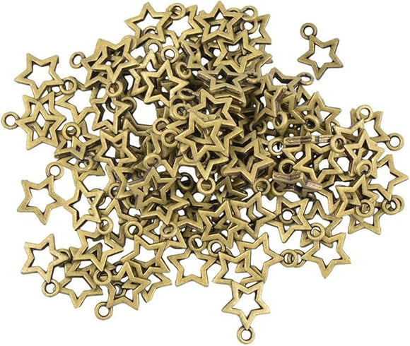 Bronze Star Charms