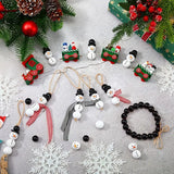 Beaded Wooden Snowmen Kit