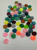 8mm Resin Cabochons, Druzy and Scale Options