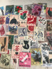 Pack of 25 Vintage Design Stickers