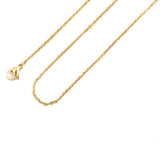 Gold 16 inch Vacuum Plating 304 Stainless Steel Link Necklace Chain