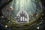 Large Silver Fairy Wish Door