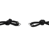 Black Waxed Nylon Cord Friendship Bracelet Blanks