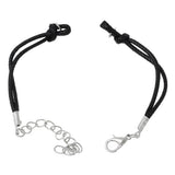 Black Waxed Nylon Cord Friendship Bracelet Blanks