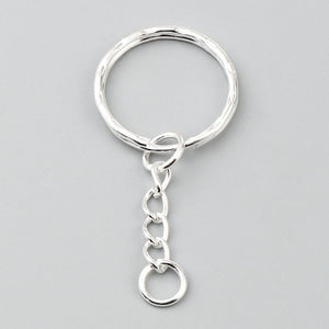 25mm Silver Keyring Chains