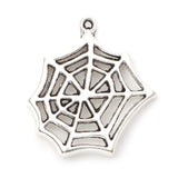 Silver Spiderweb Charms