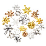 Mixed Snowflake Charms/Pendants - Pack of 20