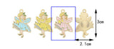 Enamel Gold Fairy Charms