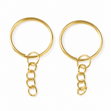 Gold or Silver Plated Keyrings