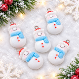 Christmas Resin Snowman Pendants