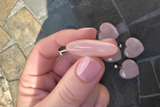 Natural Rose Quartz Heart Pendants | Jewellery Making Supplies UK