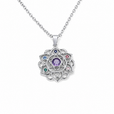 Chakra Pendant Necklace – Seven Chakra Crystals