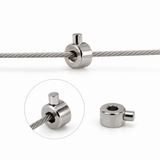 Stainless Steel Crimp End Bead Stoppers | UK Craft Store