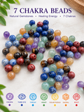 7 Chakra Gemstone Bead Set Size 4mm