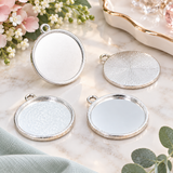 Silver Cabochon Setting, 20mm