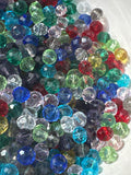 4mm Mixed Colour Czech Glass Rondelle Beads