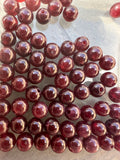 Garnet Gemstone 8mm Round Beads