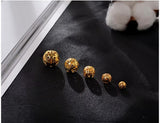 Gold Plated 8mm Filigree Beads
