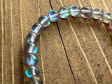 Quality Synthethetic Moonstone Beads 6mm - Grey