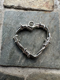Entwined Silver or Gold Heart Pendants