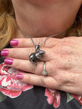 Solid Titanium Steel Rat Pendant and Stainless Steel Necklace
