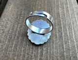 Oval Silver Ring Setting 13mm x 18mm