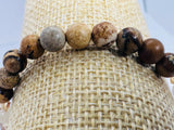 Citrine and Olive Wood Beaded Bracelet – Positivity, Abundance & Good Energy