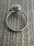 Silver Oval 13mm x 10mm Cabochon Ring Blank