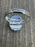 Silver Oval 13mm x 10mm Cabochon Ring Blank