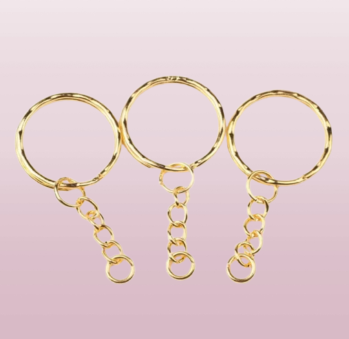 25mm Gold Keyring Chains