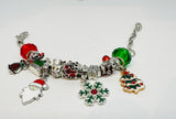 Christmas Charm Bracelets 7.5 inches adjustable