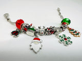 Christmas Charm Bracelets 7.5 inches adjustable