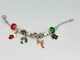 Christmas Charm Bracelets 7.5 inches adjustable