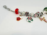 Christmas Charm Bracelets 7.5 inches adjustable