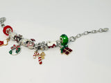 Christmas Charm Bracelets 7.5 inches adjustable