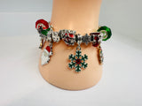 Christmas Charm Bracelets 7.5 inches adjustable