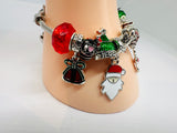 Christmas Charm Bracelets 7.5 inches adjustable