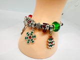 Christmas Charm Bracelets 7.5 inches adjustable