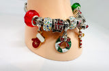 Christmas Charm Bracelets 7.5 inches adjustable