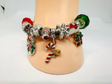 Christmas Charm Bracelets 7.5 inches adjustable