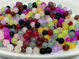6mm Acrylic Jade Beads