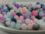10mm Acrylic Berry Gradient Beads
