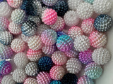 10mm Acrylic Berry Gradient Beads