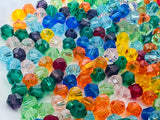 4mm Mixed Czech Glass Bicone Beads