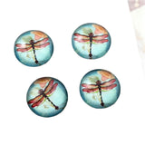 12mm Glass Dragonfly Cabochons