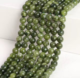 Dark Southern Jade Beads 6mm