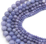 8mm Angelite Gemstone Beads