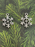 Silver Snowflake Charms