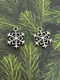 Silver Snowflake Christmas Charms