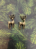Silver, Bronze or Gold Reindeer Pendants